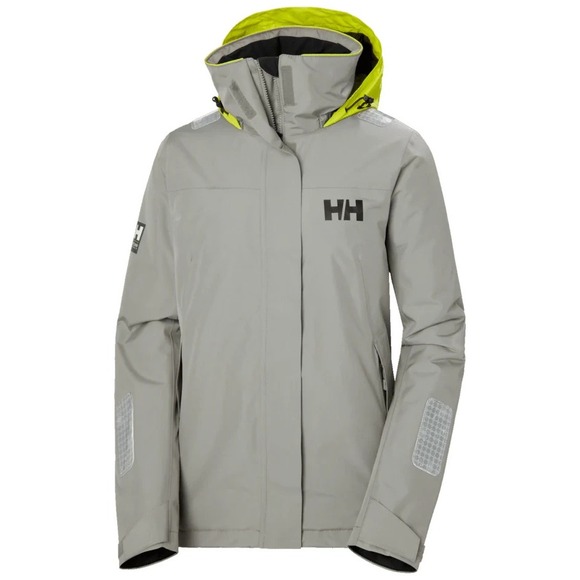 Helly Hansen Women's Arctic Shore Sailing Jacket SIZE LRG GRAY - Picture 1 of 6
